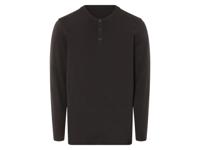 LIVERGY Heren shirt (Zwart, L) - thumbnail