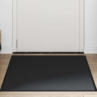 VidaXL Deurmat 80x120 cm zwart