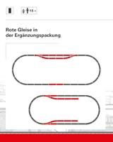 H0 Märklin C-rails (met ballastbed) 24802 Uitbreidingsset Digitaal D2 - thumbnail