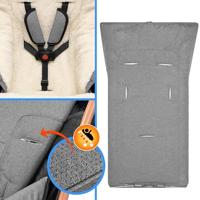 Baby Voetenzak Gevoerd Antraciet 93x56cm - thumbnail