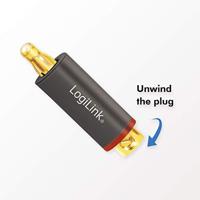 LogiLink CA1212 CA1212 Audio Adapter Grijs - thumbnail
