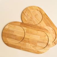 pino Voerbak-onderlegger Serving Tray Hout, bruin, Maat: L - thumbnail