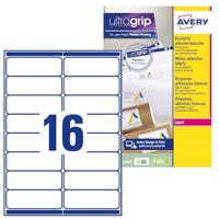 Etiket avery l7163 99.1x38.1mm wit 1400st - thumbnail