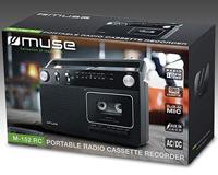Muse M-152RC - Draagbare radio/cassetterecorder - thumbnail