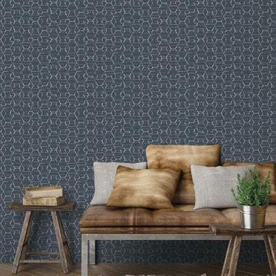 Noordwand Atmosphere Behang met grafische hexagons G78247