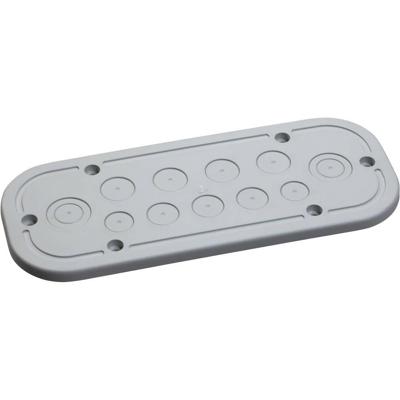 Schneider Electric NSYTSACRND Kabeldoorvoering Plaatdikte (max.): 1 mm Polyethyleen Grijs-wit (RAL 7035) 1 stuk(s)