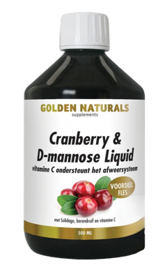 Golden Naturals Cranberry & D-Mannose Liquid Golden Naturals Cranberry & D-Mannose Liquid