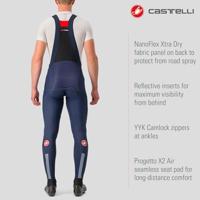 Castelli Sorpasso RoS fietsbroek Belgisch blauw heren XL - thumbnail