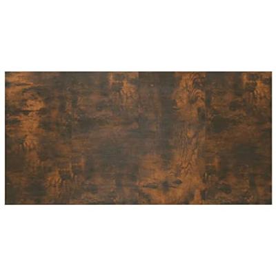 Hoofdbord met kastjes bewerkt hout gerookt eikenkleurig