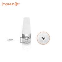 ImpressArt Embossing stempel, hart, l: 65 mm, afm 3 mm, 1 stuk - thumbnail