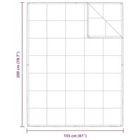 Dekentjes & Dekbedden Wit 155 x 200 cm Dons - thumbnail