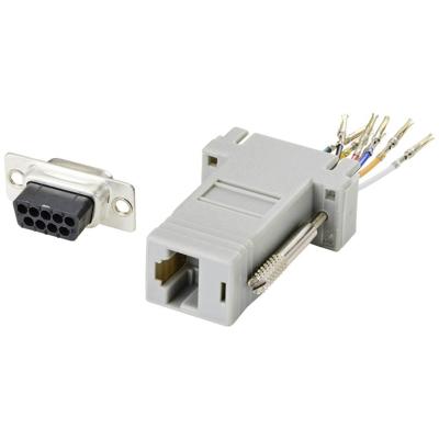 TRU COMPONENTS D-sub adapter D-sub bus 9-polig - RJ45-bus 1 stuk(s)