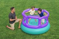 Bestway Opblaasbare Springkussen Spel met Ballen 152x152x84 cm +3 Jaar Binnen en Tuin 52646 - thumbnail