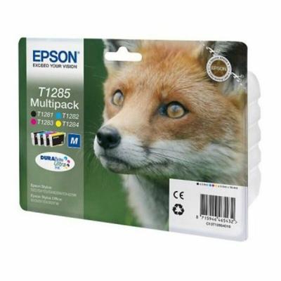 EPSON Multipack T1285 - Fox - zwart, cyaan, magenta, geel