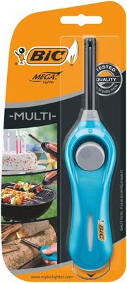 BIC Megalighter standaard, geassorteerde kleuren, blister van 1 stuk