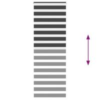Zebra rolgordijn 80x230 cm stofbreedte 75,9 cm zwart - thumbnail