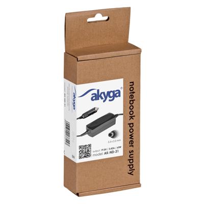 Akyga AK-ND-31 Laptop netvoeding 65 W 19 V 3.42 A