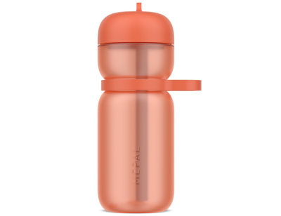 Mepal drinkfles flip 600ml peach orange Mepal drinkfles flip 600ml peach orange