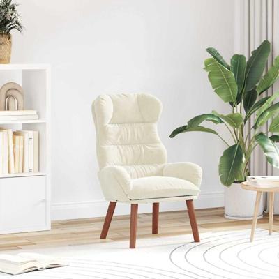 Fauteuil Crème 69 x 74 x 93 cm Fluweel