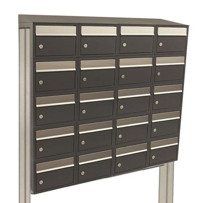 Stoer! Brickset 4-Breed, 5-Hoog Met Dak Op Statief Antraciet - 40215065_4x5ds