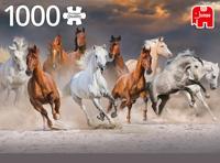 Premium Collection Paarden in de woestijn 1000 stukjes - thumbnail