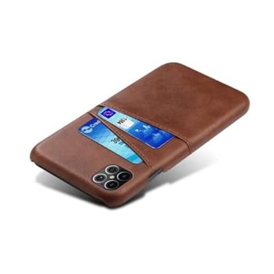 Casecentive Leren Wallet back case iPhone 12 Pro Max Brown