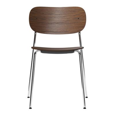 Audo Copenhagen Co Chair eetkamerstoel chroom dark stained oak