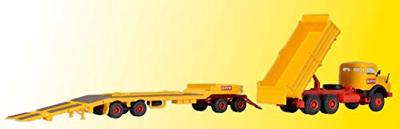 Kibri 14125 H0 Bouwvoertuig Mercedes Benz Kurzhauber met dieplader