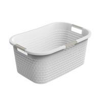 Rotho wasmand 40 liter country wit - thumbnail