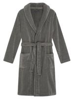 Tommy Hilfiger badstof badjas donkergrijs - thumbnail