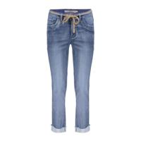 Geisha Jeans Turn-up Helen Loose Fit 827 Mid Blue Denim - thumbnail