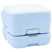 VidaXL Camping toilet lichtblauw en wit 41,5 x 36,5 x 30 cm polyetheen - thumbnail