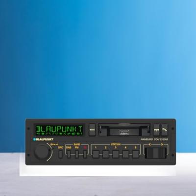 Blaupunkt Hamburg SQM 23 DAB Autoradio enkel DIN DAB+ tuner, Retrodesign, Aansluiting voor stuurbediening, Bluetooth ha