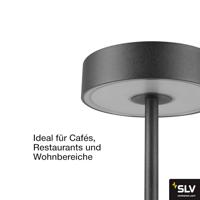 SLV Buiten tafellampVinolina zwart - oplaadbaar - 1007362 - thumbnail
