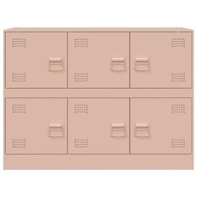 Dressoir 99x39x73 cm staal roze Dressoir 99x39x73 cm staal roze