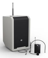 LD Systems ANNY 8 BPH 8 Inch Draagbare Accu Speaker met draadloze headset en Bodypack urban grey - thumbnail