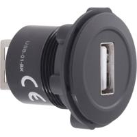 TRU COMPONENTS USB-01-BK USB-inbouwbus 2.0 Bus, inbouw USB-bus type A naar USB-bus type A Inhoud: 1 stuk(s) - thumbnail