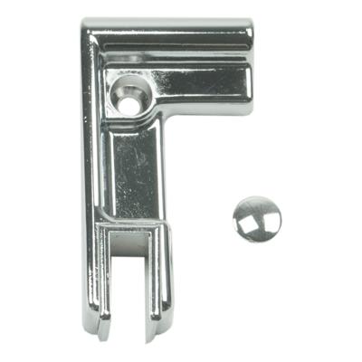 Wiesbaden Chroom metalen zijpaneelhouder rechts