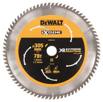 DeWalt Accessoires extreme runtime cirkelzaagblad 305mm x 30mm 80t - dt99576-qz
