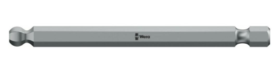 Wera 842/4 Inbus-bit 3 mm Gereedschapsstaal Gelegeerd, Taai F 6.3 1 stuk(s)