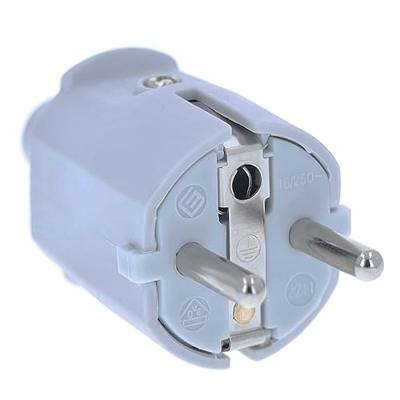 AS Schwabe 62220 Stekker met randaarde PVC 230 V Grijs