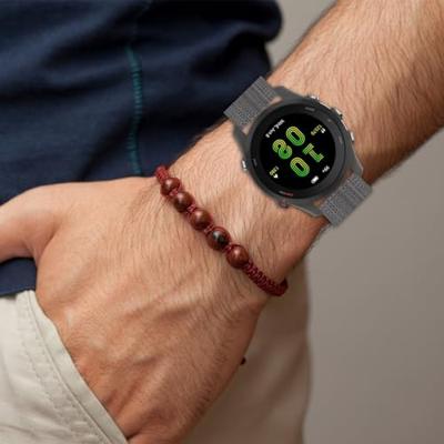 Garmin Venu 3s / Vivoactive 4s / Venu 2s / Vivomove 3s / Forerunner 255s - Canvas nylon bandje - Lila