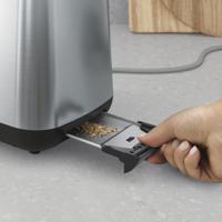 Electrolux E3T1-3ST broodrooster 2 snede(n) Zwart, Roestvrijstaal 800 W - thumbnail