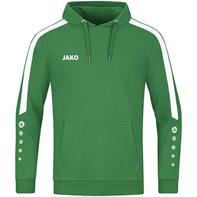JAKO 6723K Sweater Met Kap Power Kids - Sportgroen - 140