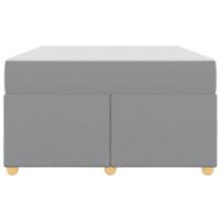 Bedframe met matras Anders Lichtgrijs 120 x 200 cm Stof - thumbnail