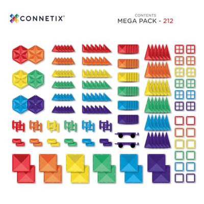 Connetix Mega 212 stuks
