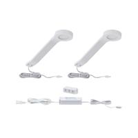 Paulmann CC Start Mike Opbouwlamp Set van 2 stuks 2 W Warmwit Wit - thumbnail