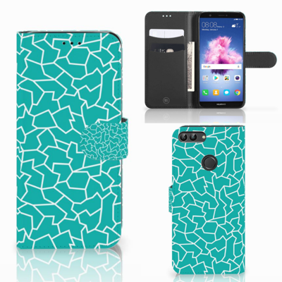 Huawei P Smart Hoesje Cracks Blue