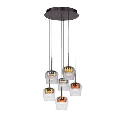 Paul Neuhaus 6-lichts hanglampQ-Kon meerdere kleuren - 2744-70