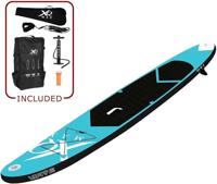 XQ Max SUP Board Set - Opblaasbaar - 320x76x15cm - blauw - thumbnail